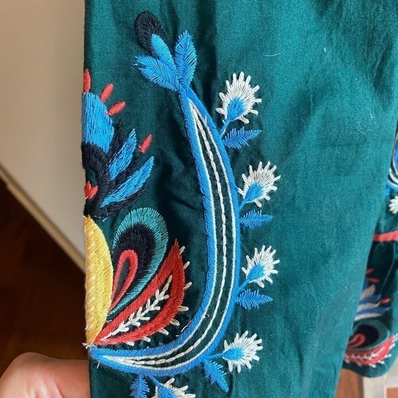 ANTHROPOLOGIE Let Me Be Embroidered Tunic Dress - Picture 10 of 14